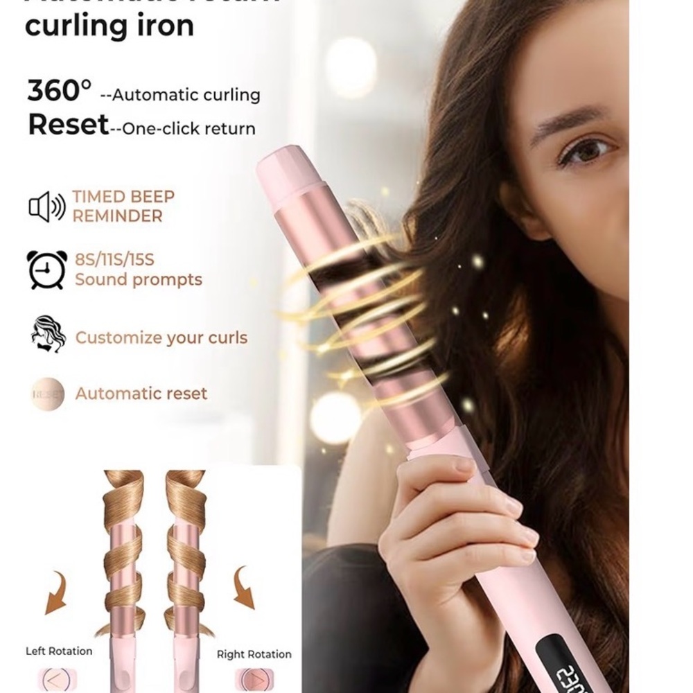 11/4 Inch Rotating Curling Iron wand - Picture 2 of 5